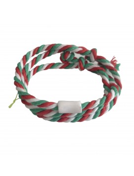 Bracelet - Multicolore Vert/Blanc/Rouge